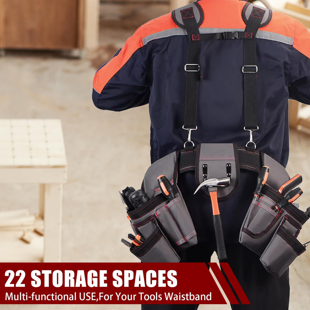 Heavy Duty 22 Pockets Adjustable Tool Belt E84358
