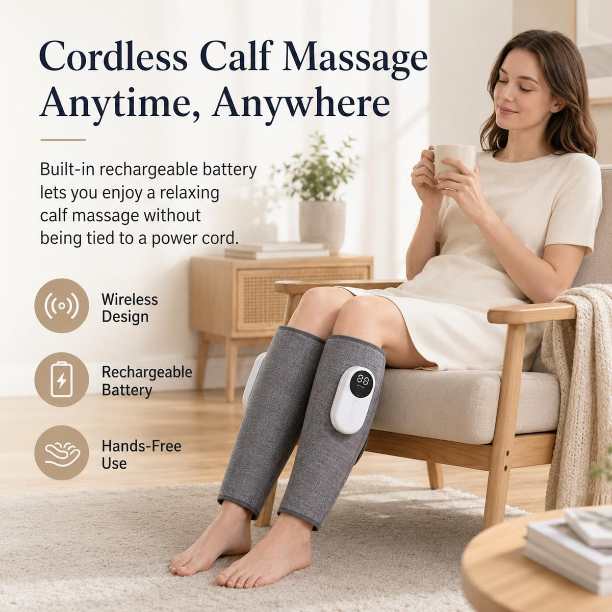 Leg Massager Calf Massage Wraps E3544
