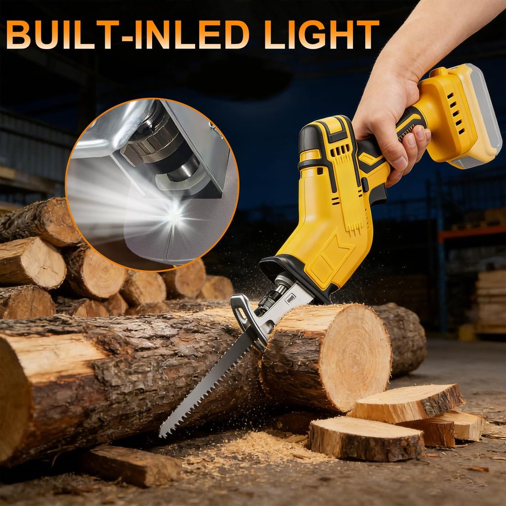Cordless Reciprocating Saw 0-3500 SPM Variable Speed with 4 Blades Q73399