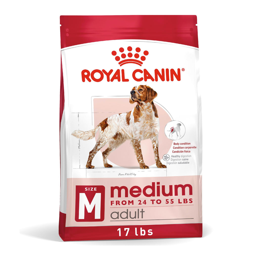 Medium Adult Dry Dog Food, 17 lb Bag N897037