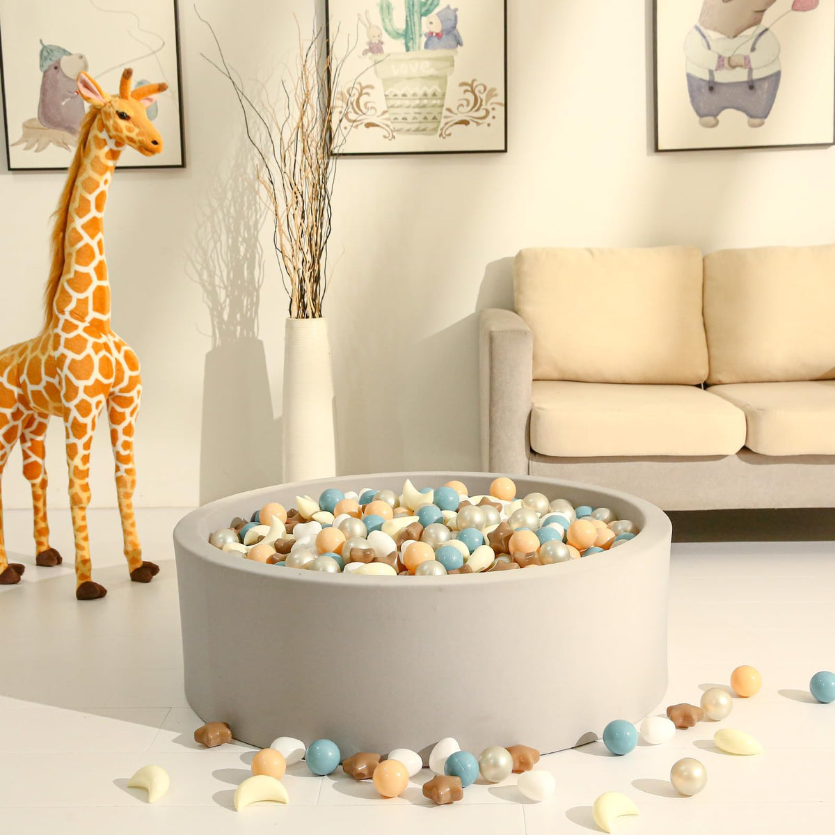 100 200 500 1000 Crush Proof Bpa Free Ball Pit Balls C5744