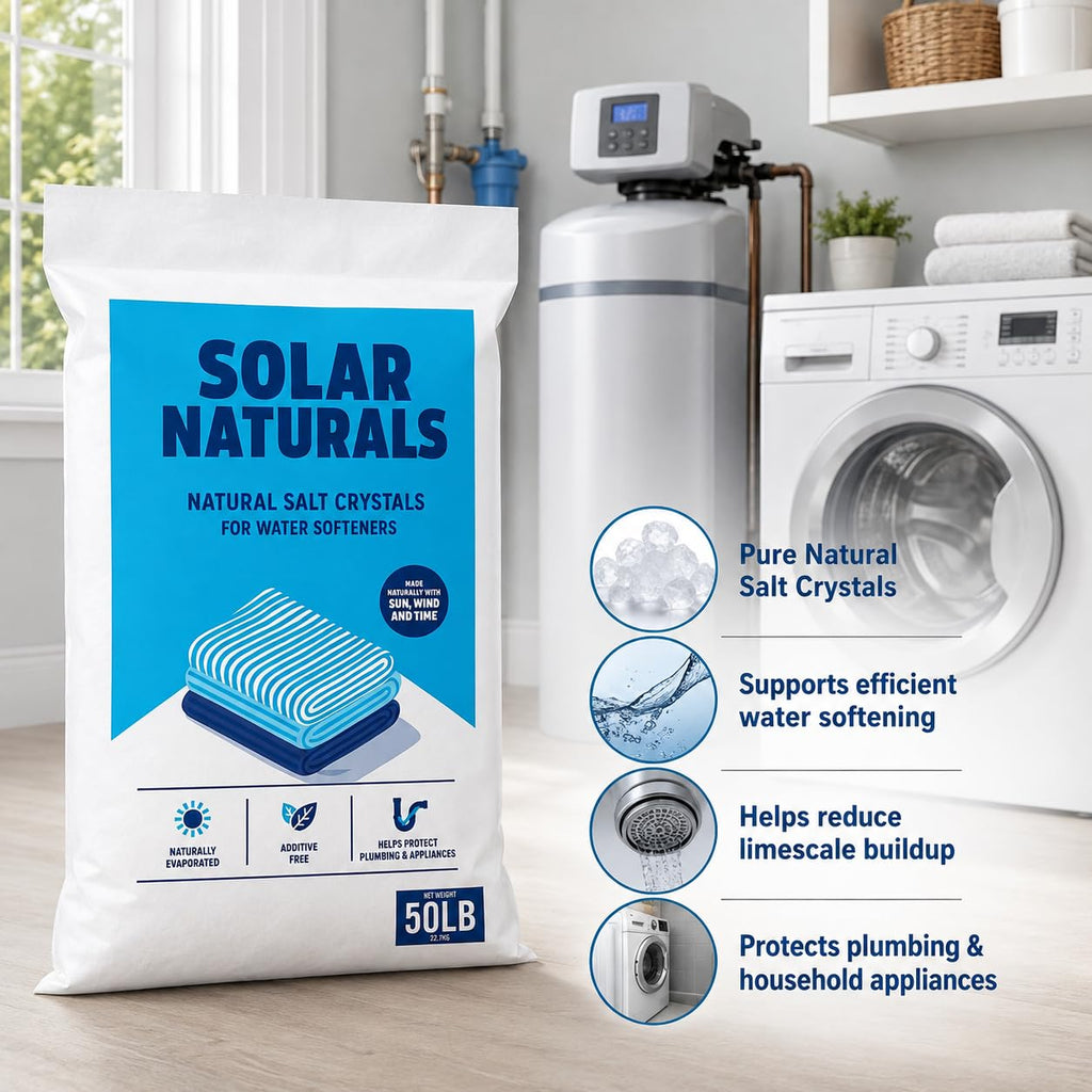 Natural Salt Crystals for Water Softeners, 50 lb S1898