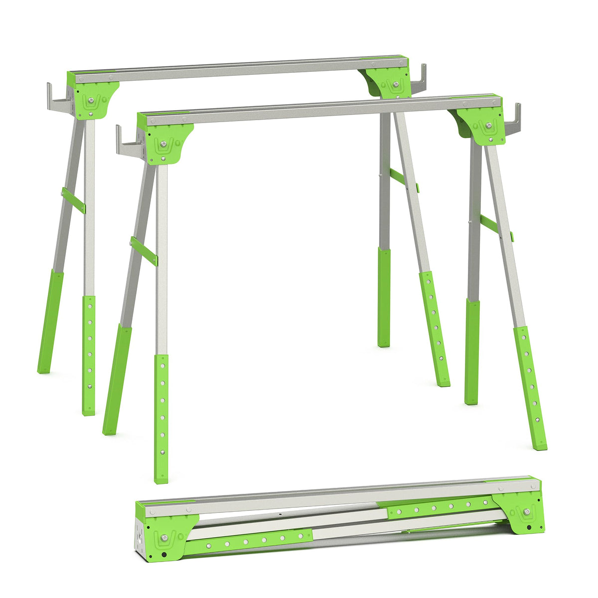 2 Pack Folding Adjustable Saw Horses G4954