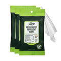 Plant-Based Mosquito Repellent Wipes 10 Count Pack of 3 J1161