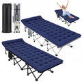 2 Pack Folding Camping Cot with Mattress D983