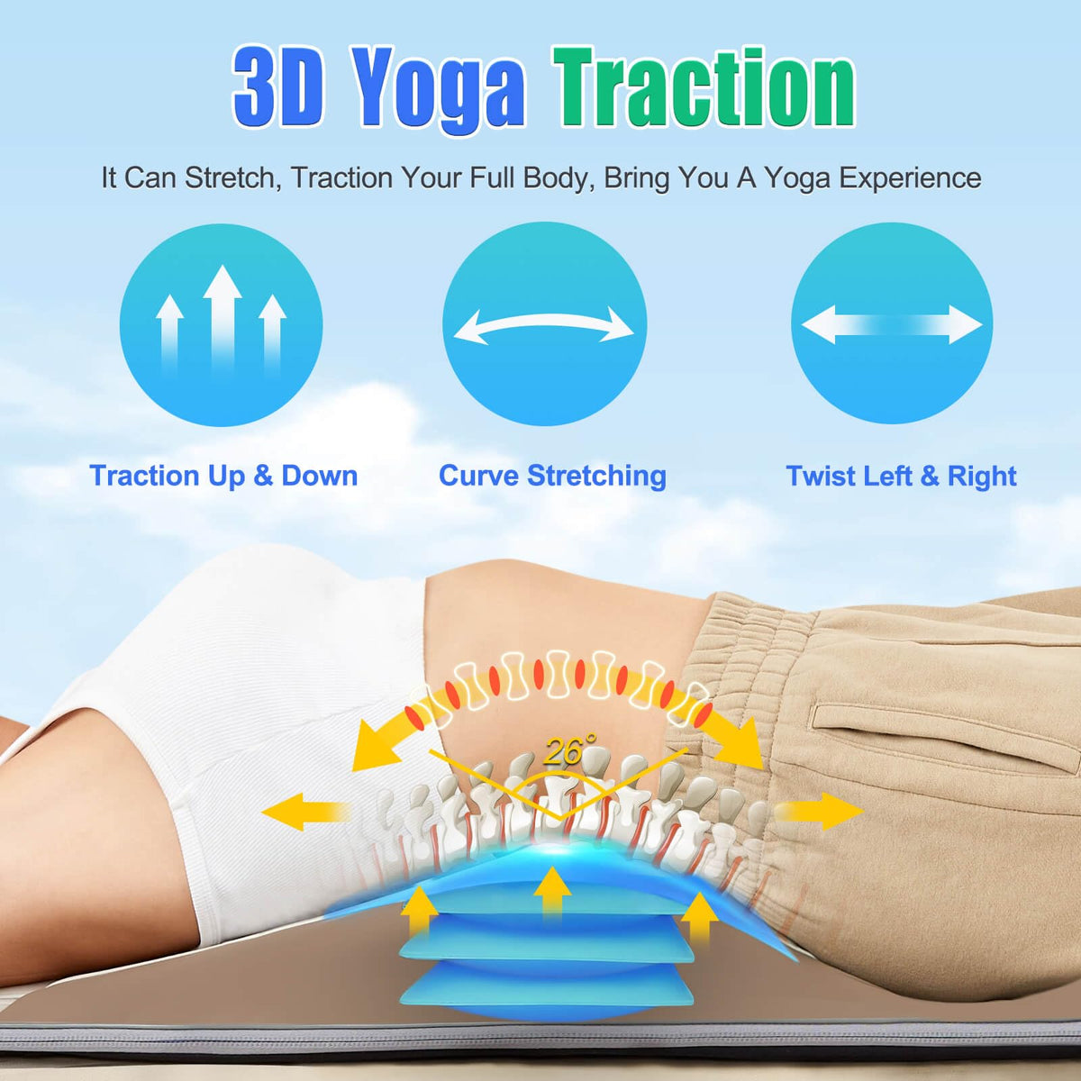 Full Body Massage Mat with Heat R1382
