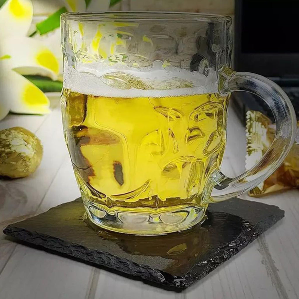 12 Pc Natural Stone Coasters with Non Slip Bottom V5121