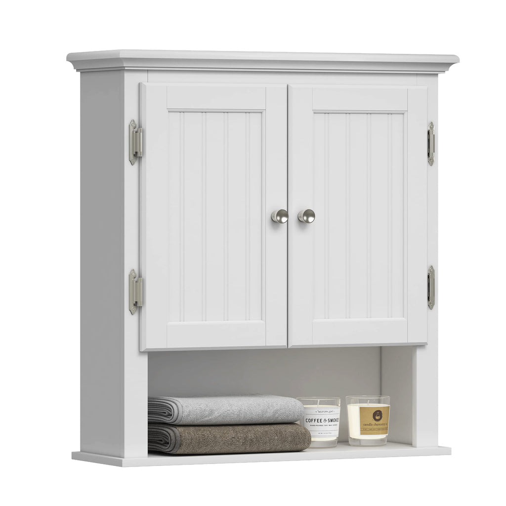 White Wall-Mounted Bathroom Cabinet T47608