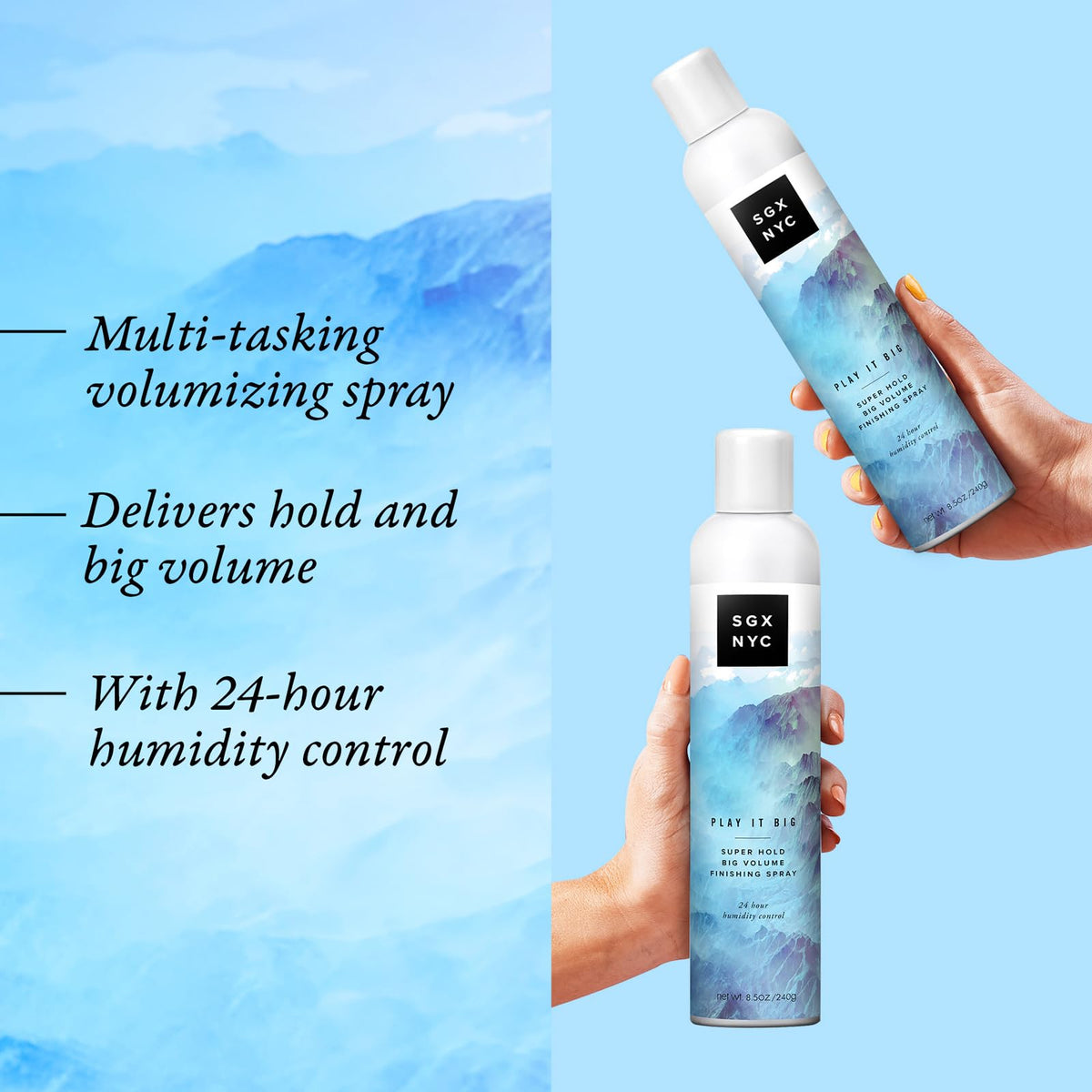 Volumizing Hair Spray with Coconut Oil 8.5 oz J788313