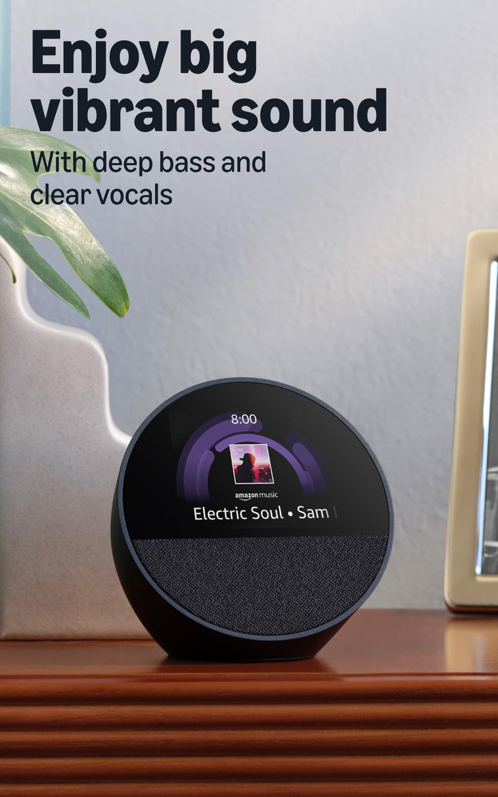 Smart Alarm Clock Black P900802