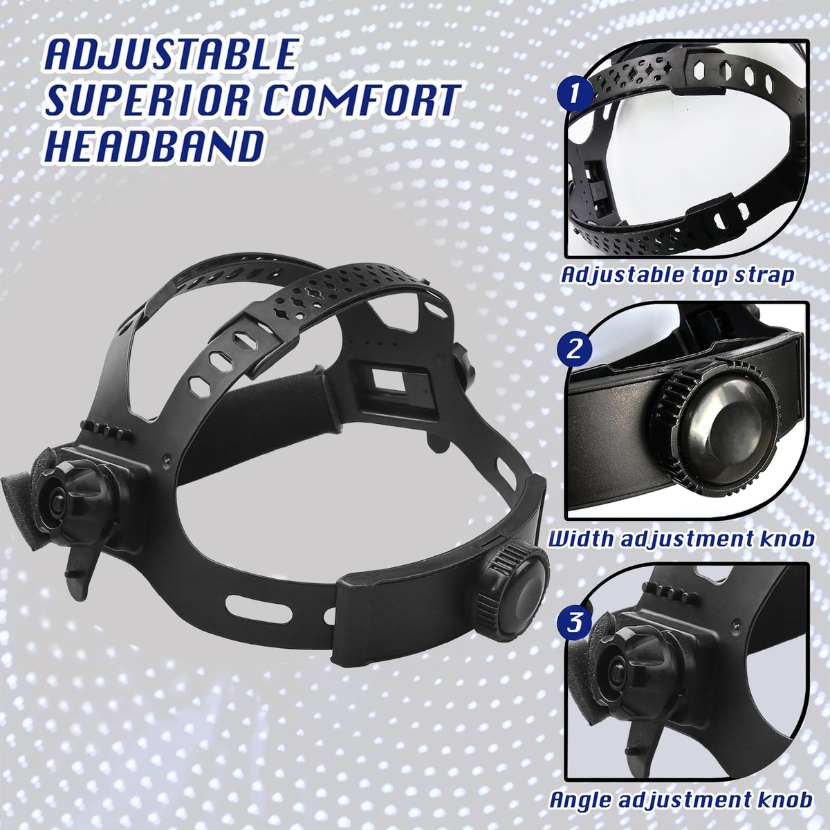 Auto Darkening Welding Helmet with LED Light M7635