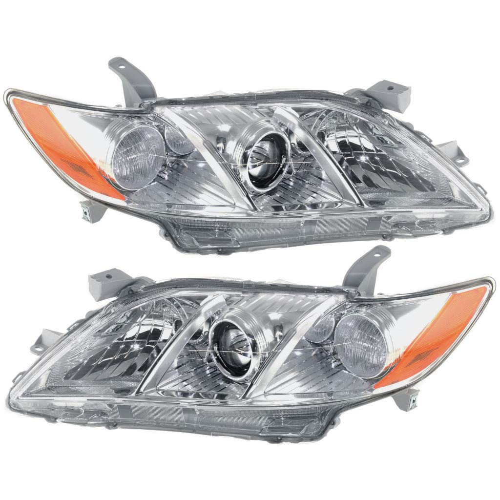 Toyota Camry Headlight Assembly Pair Driver and Passenger Side D665169