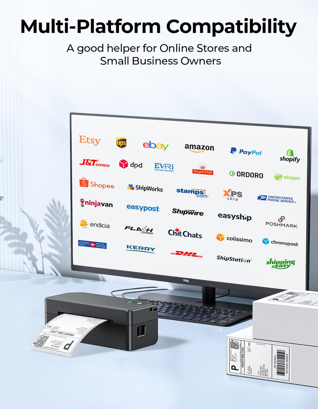 Bluetooth Thermal Label Printer H8562
