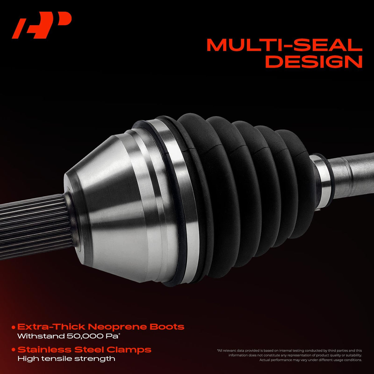 Set of 2 Front CV Axle Shaft Assembly U2602