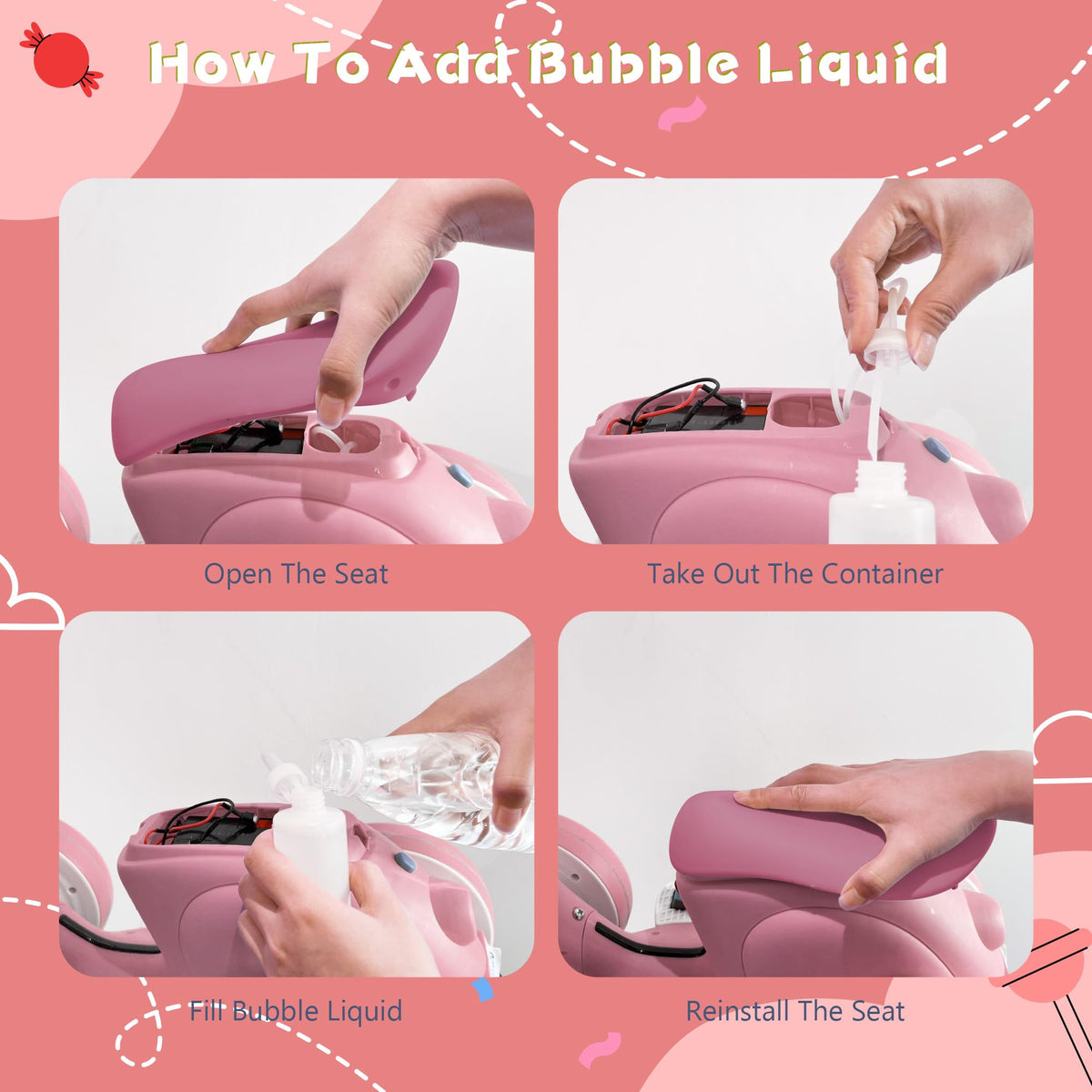 Electric Baby Balance Bike with Bubble Machine Z536512