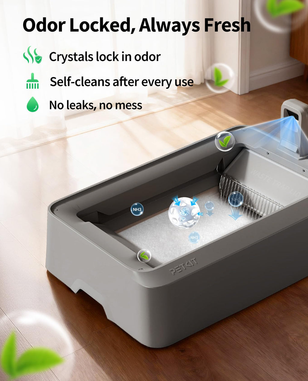 Crystal Cat Litter with Tray 4.5 lb×4 Packs O1258