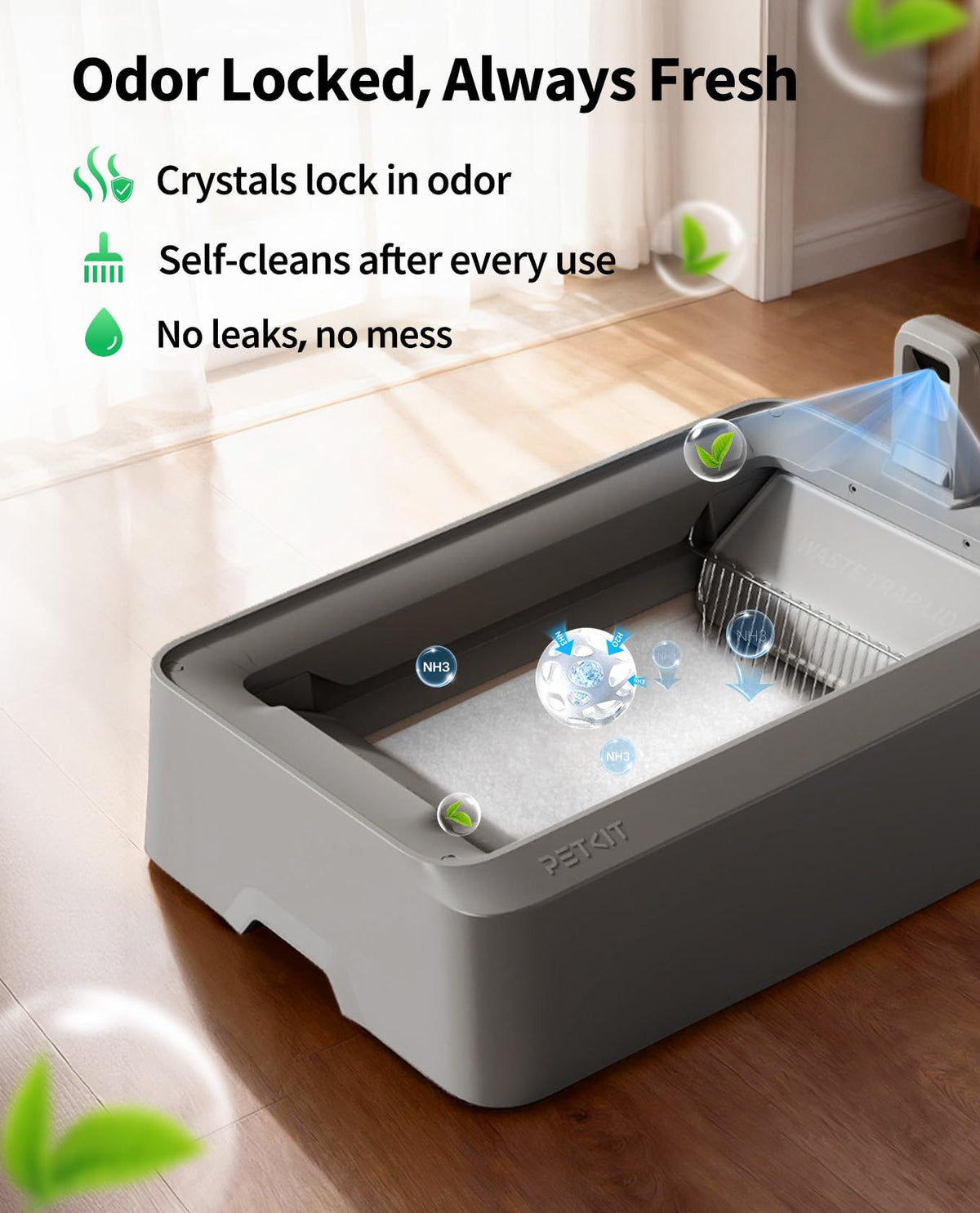 Crystal Cat Litter with Tray 4.5 lb×4 Packs O1258