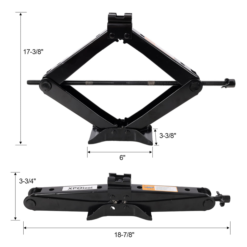 3 Ton Scissor Car Jack Kit with Wrench L208089