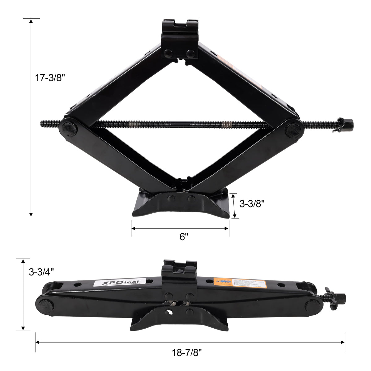 3 Ton Scissor Car Jack Kit with Wrench L208089