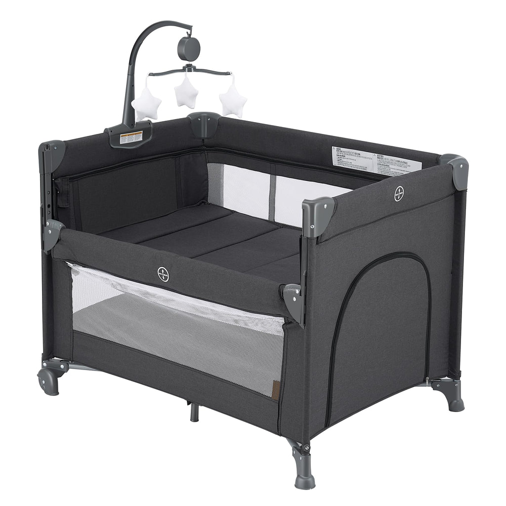 2-in-1 Pack and Play with Mattress, Bassinet and Playpen L17302