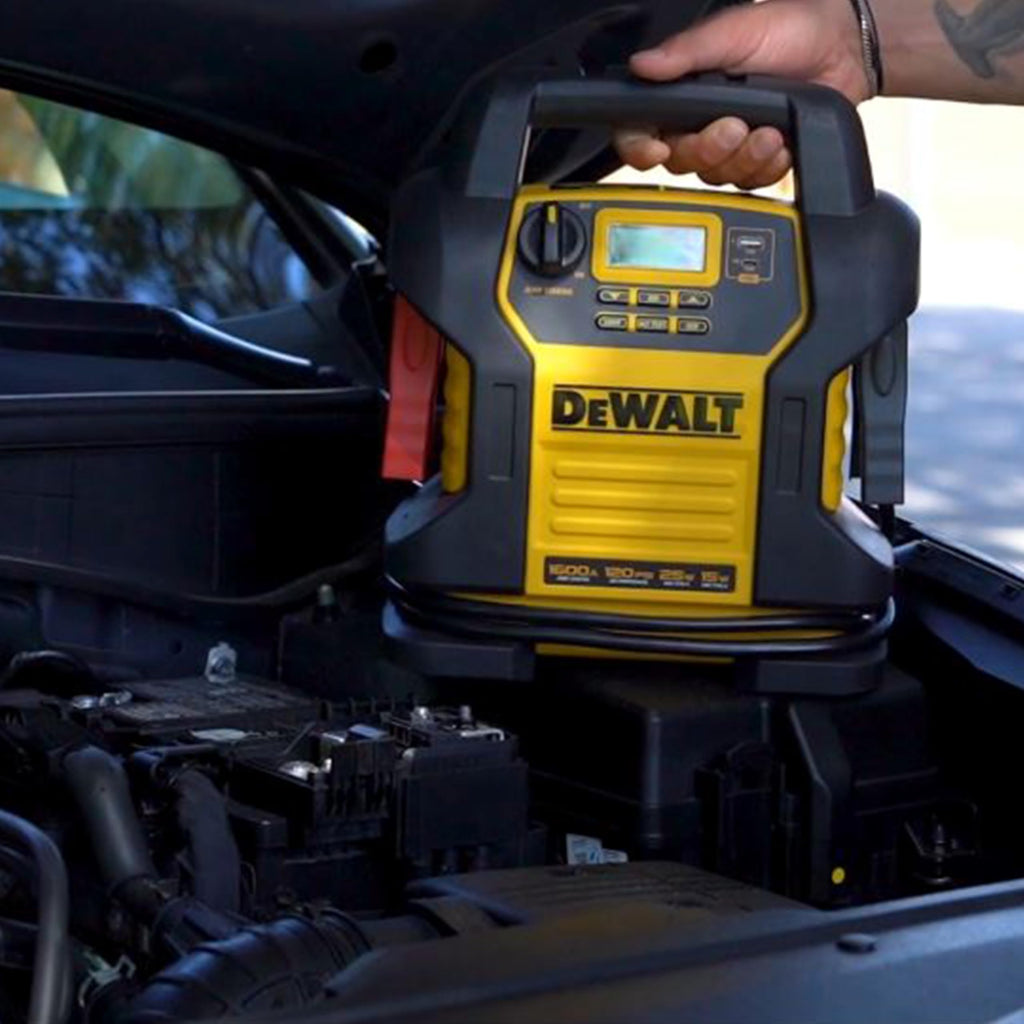 1600 Peak Amp Jump Starter with 120 PSI Air Inflator C29765