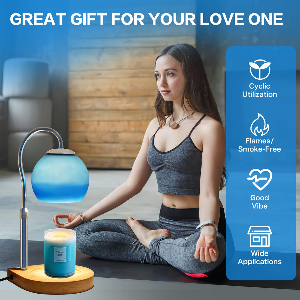 Candle Warmer Lamp with Timer and Adjustable Height B93072