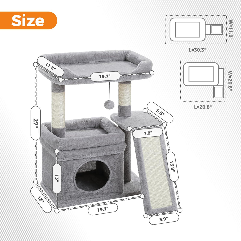 Gray Cat Tree G687