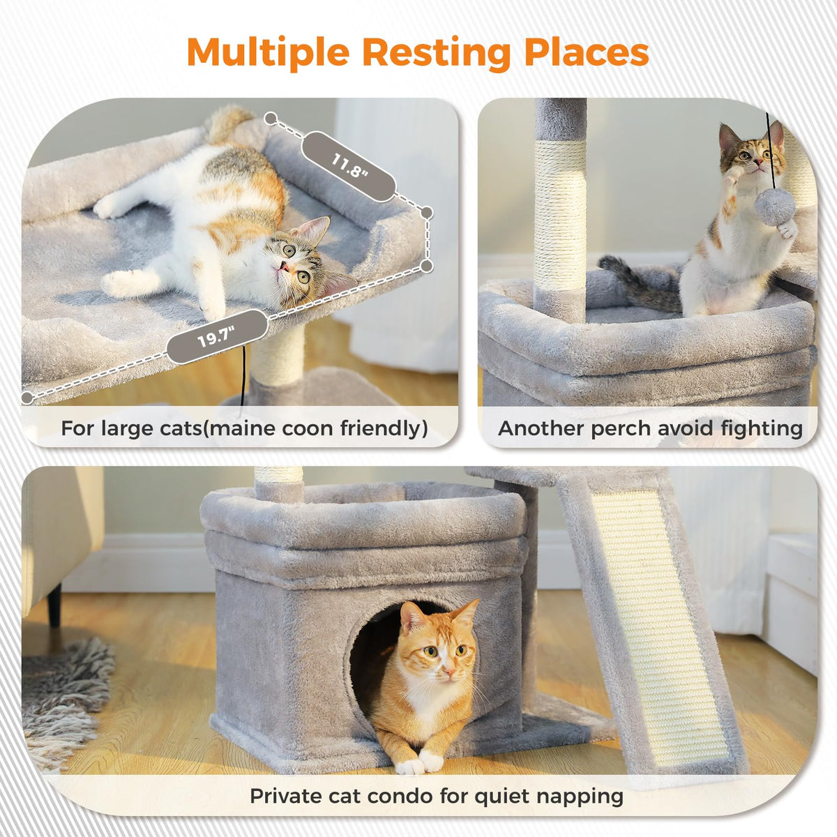 Gray Cat Tree G687