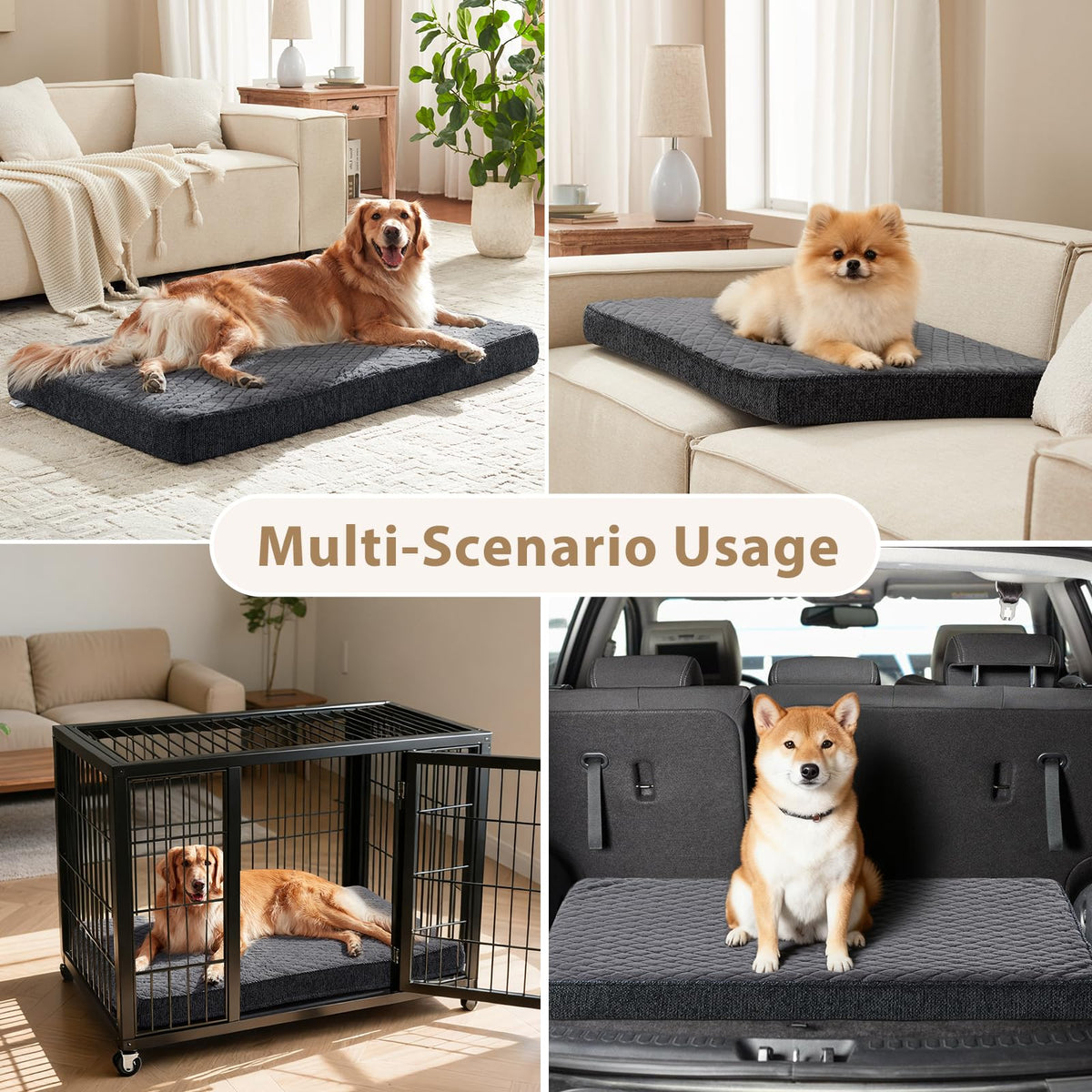 XL Waterproof Orthopedic Dog Bed W9335
