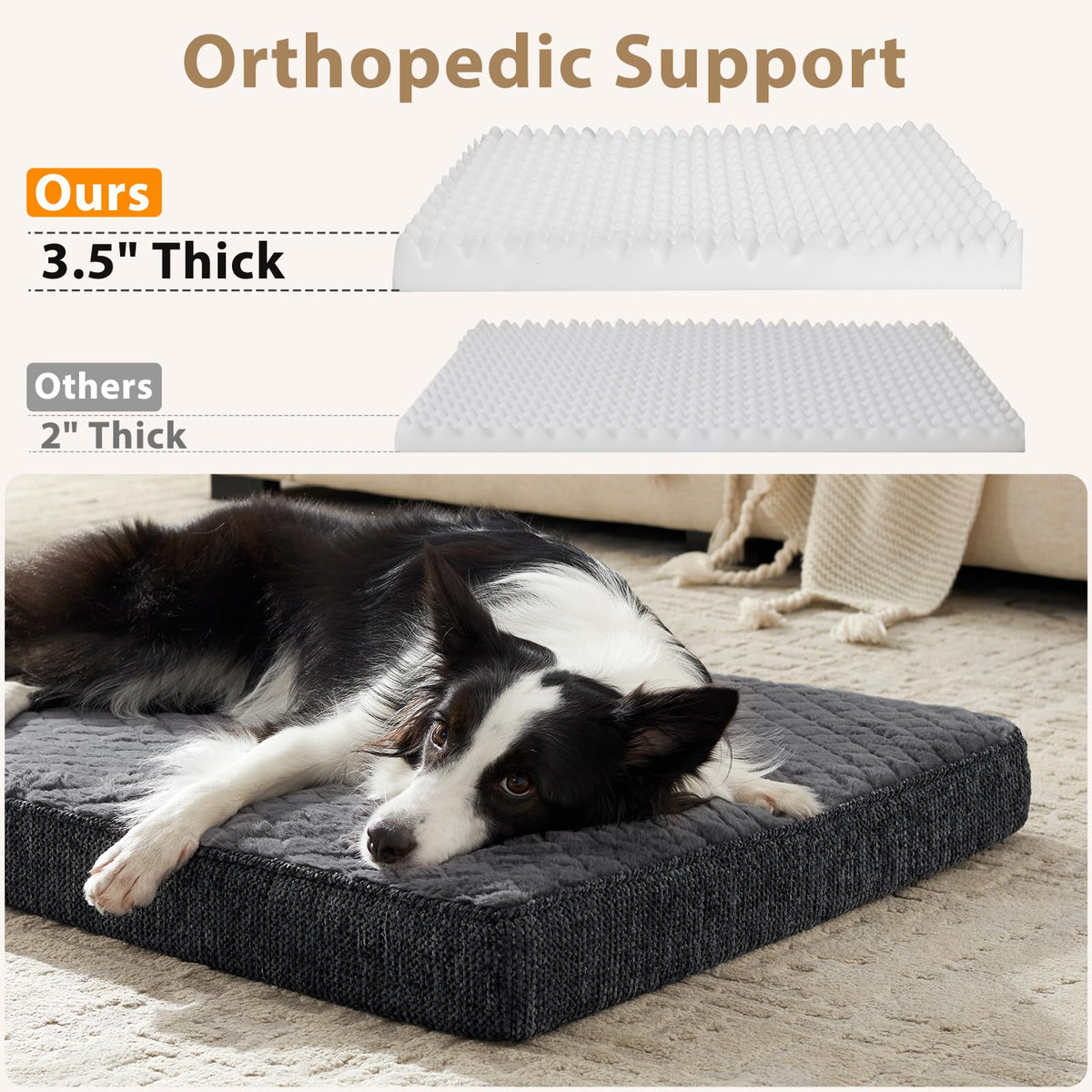 XL Waterproof Orthopedic Dog Bed W9335