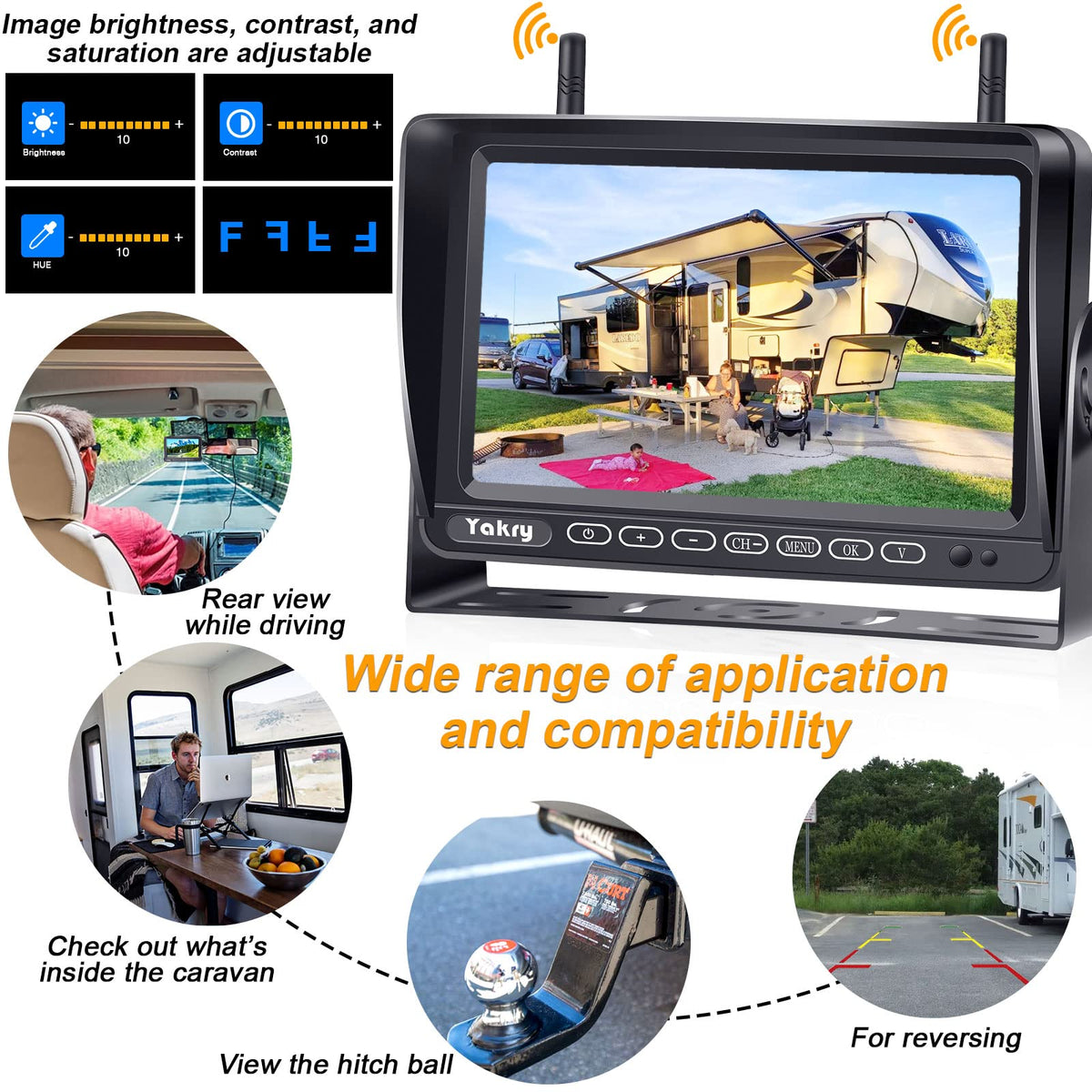 Wireless RV Backup Camera U5330