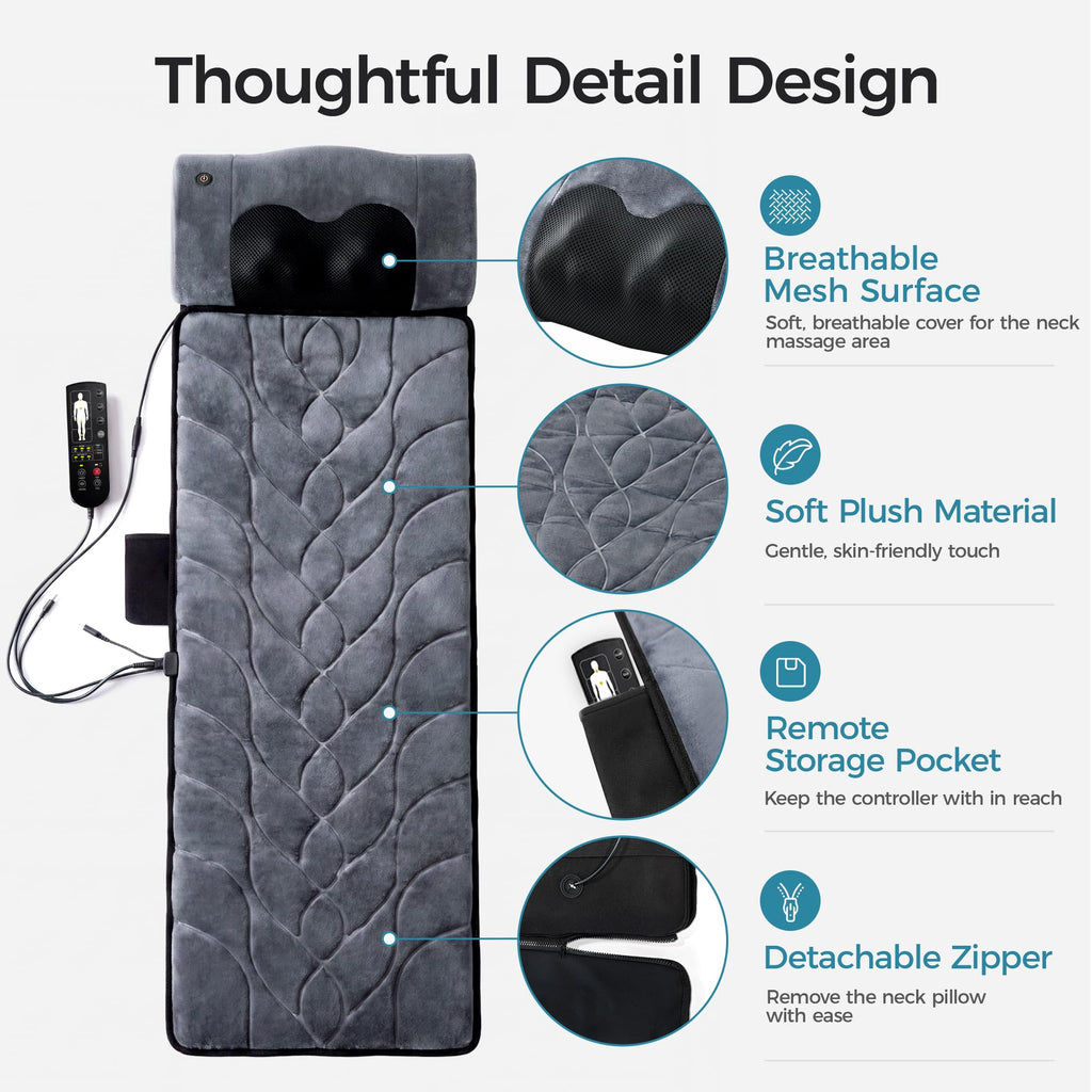 Full Body Massage Mat and Neck Massage Pillow N253860