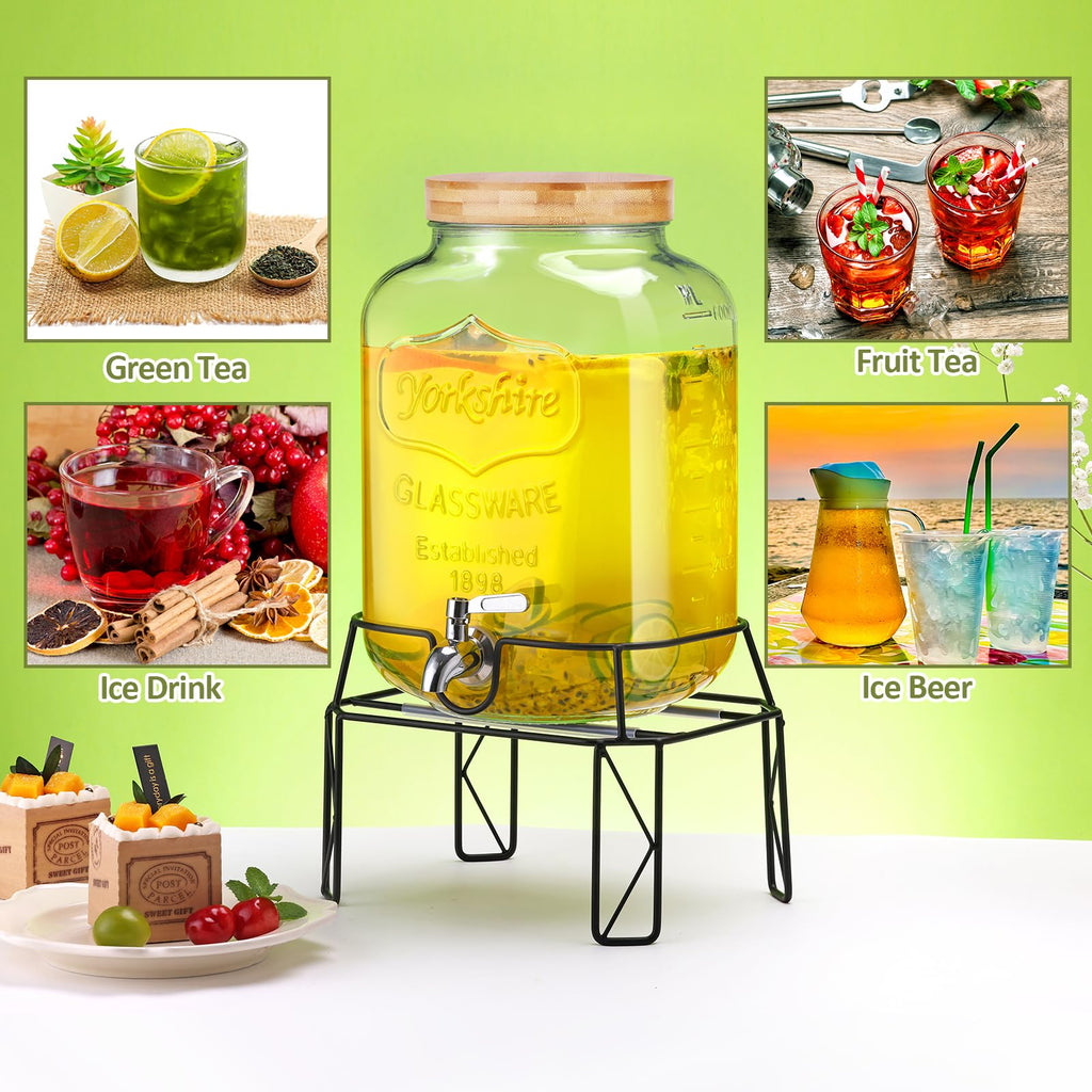 2 Gallon Drink Dispensers with Stand Z971