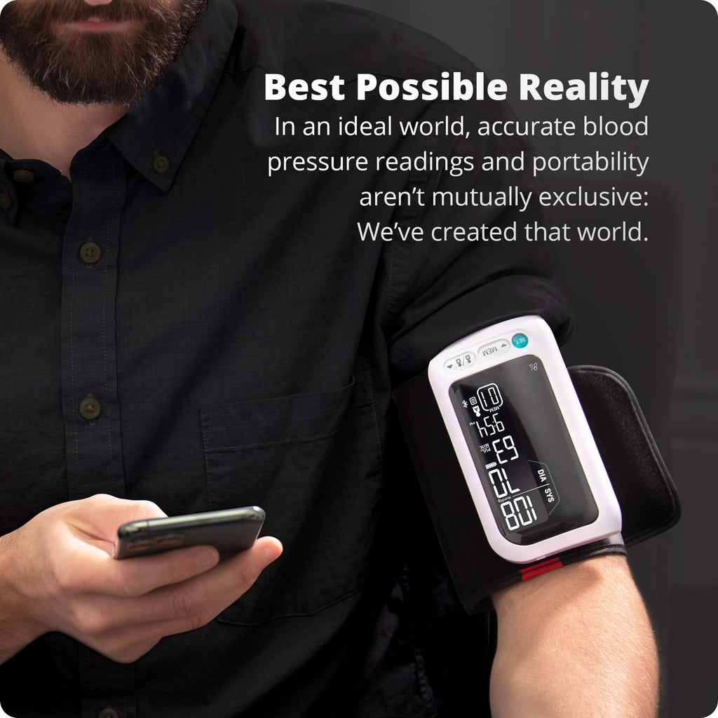 Bluetooth Blood Pressure Monitor with Upper Arm Cuff O99176