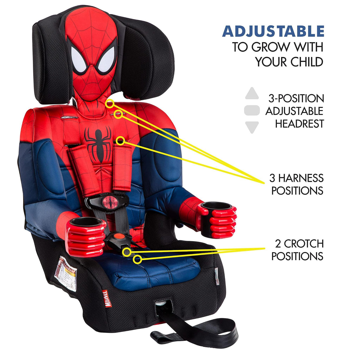2-in-1 Car Seat Forward-Facing Harness & Booster Mode R543