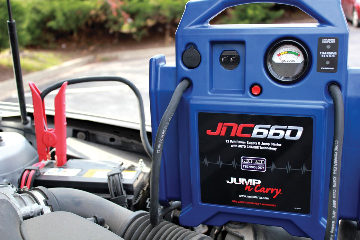1700 Peak Amp 12 Volt Jump Starter and 20 Amp Smart Battery Charger H193823
