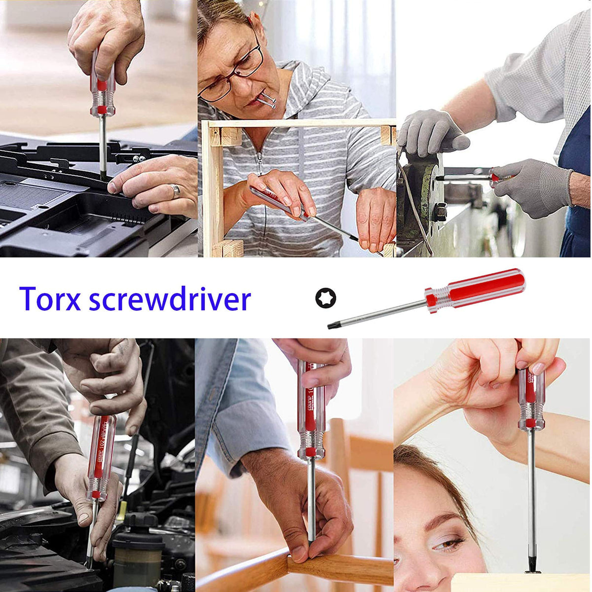 Magnetic T20 T25 Torx Screwdriver Set F260