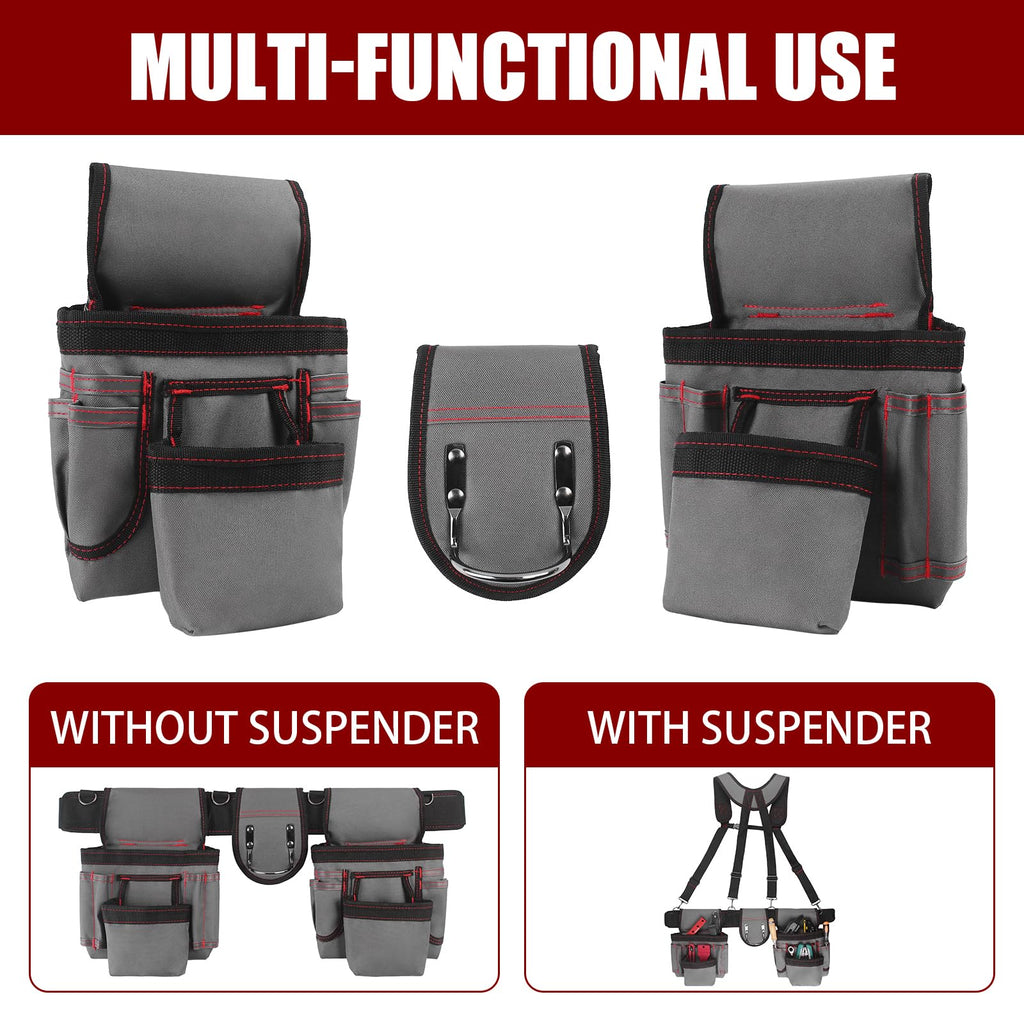 Heavy Duty 22 Pockets Adjustable Tool Belt E84358