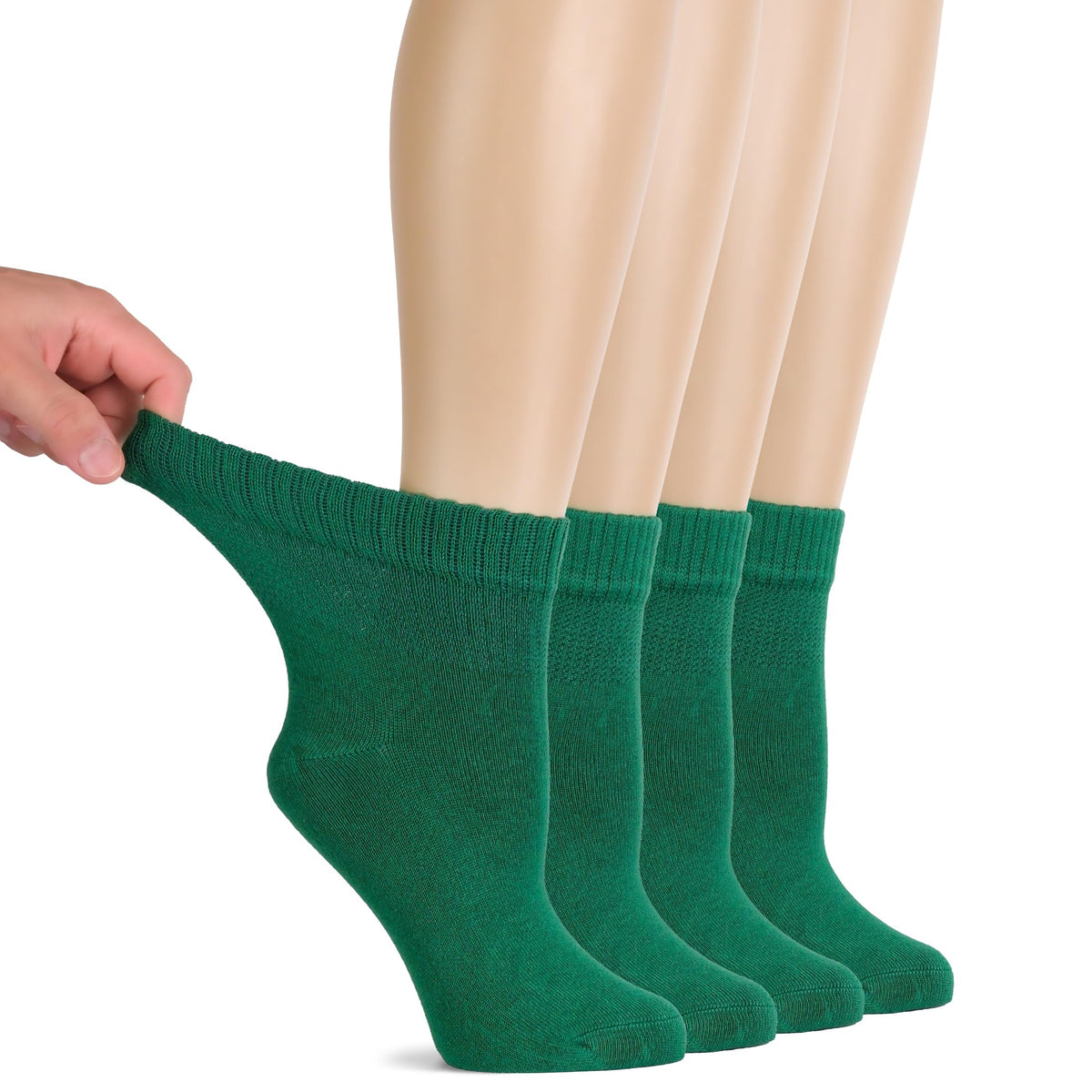 Bamboo Seamless Ankle Socks V562