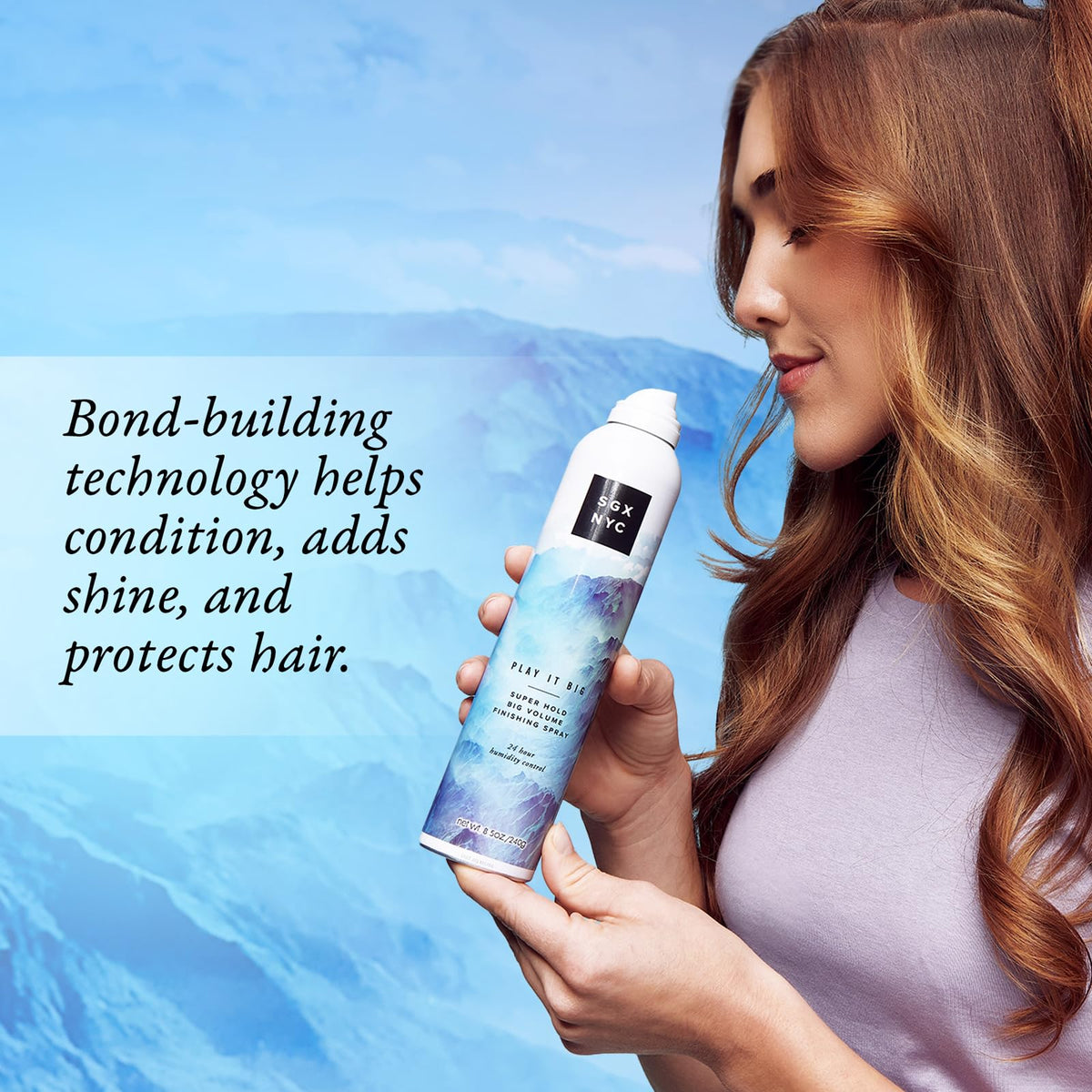 Volumizing Hair Spray with Coconut Oil 8.5 oz J788313