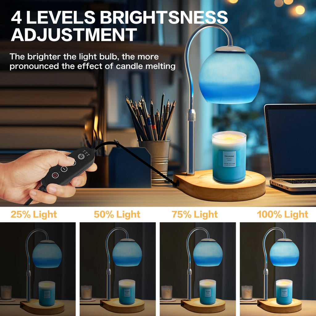 Candle Warmer Lamp with Timer and Adjustable Height B93072