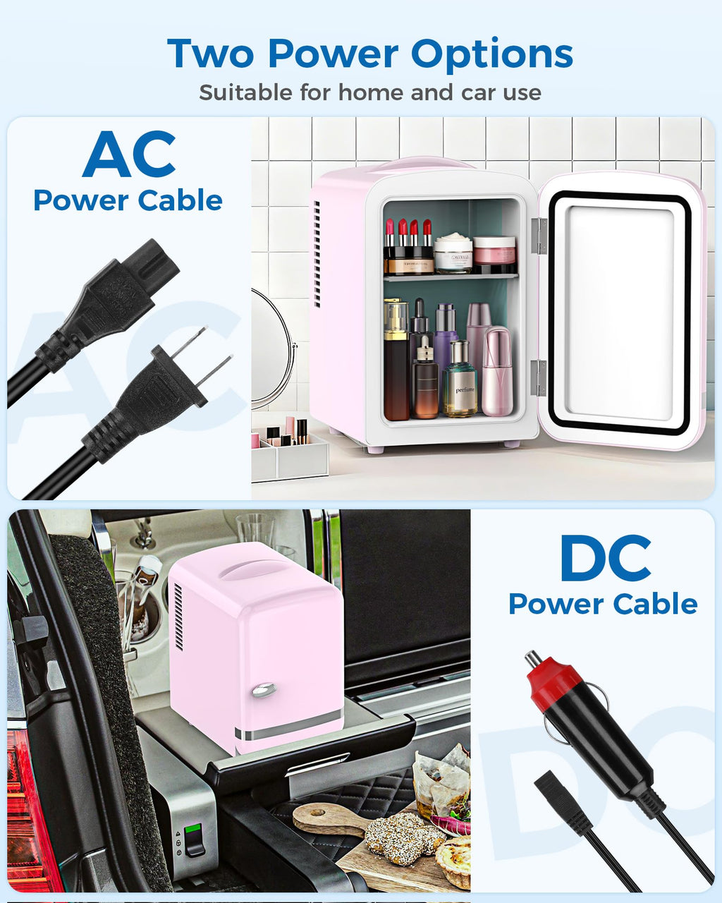 Mini Fridge 4L 6 Cans Pink C81390