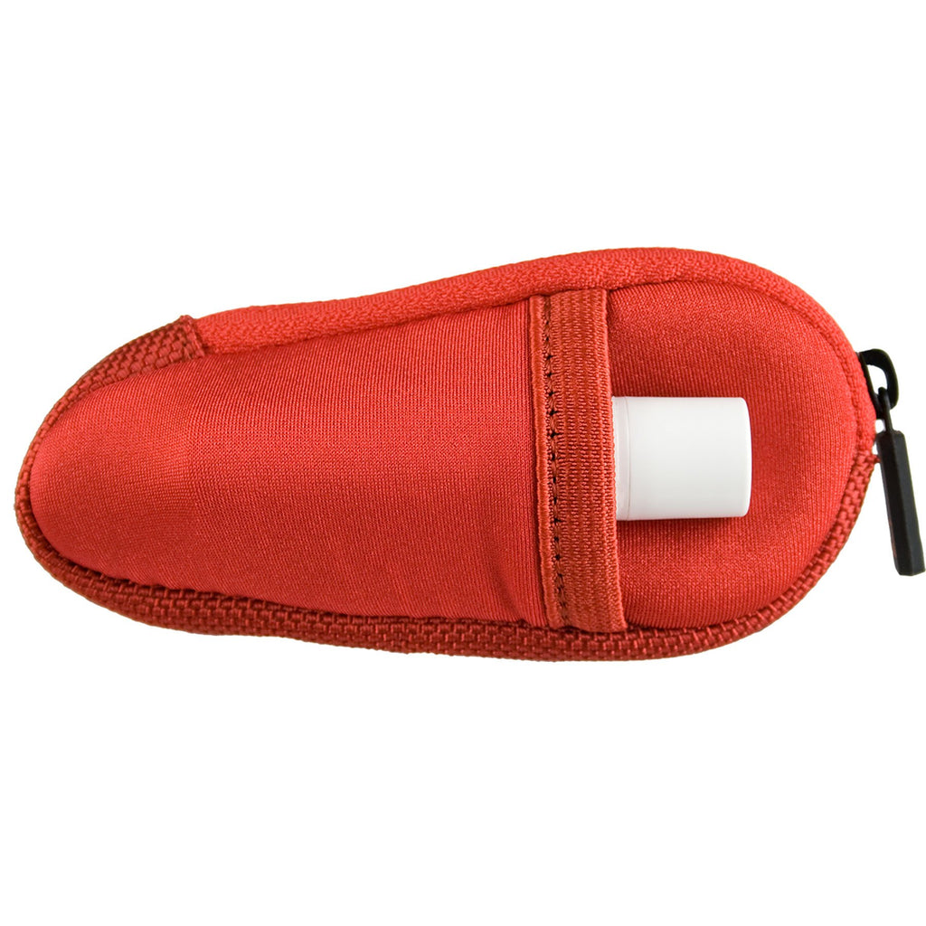 Red Neoprene Trombone/Alto Saxophone Mouthpiece Pouch X1054