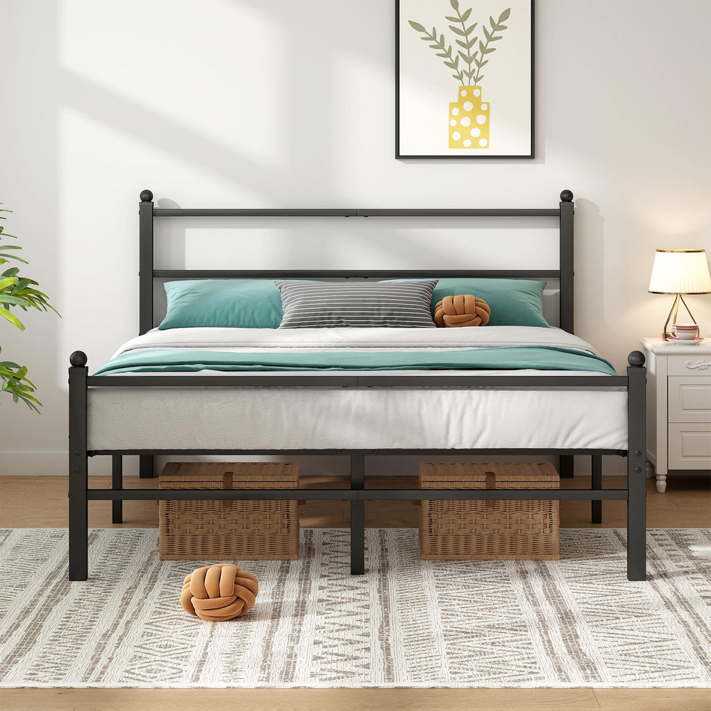Black Full Size Bed Frame W7856