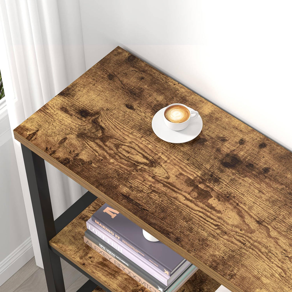 3 Tier Wood and Metal Bookshelf V4868