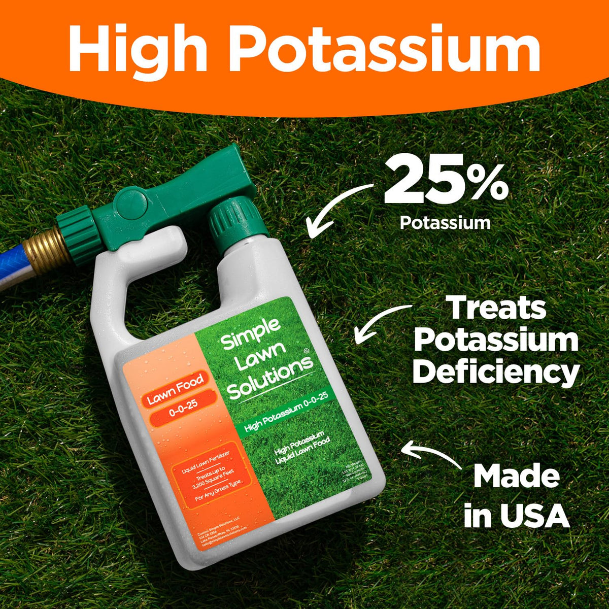 High Potassium Liquid Fertilizer 0-0-25 Concentrated Spray 32 Ounce X15074