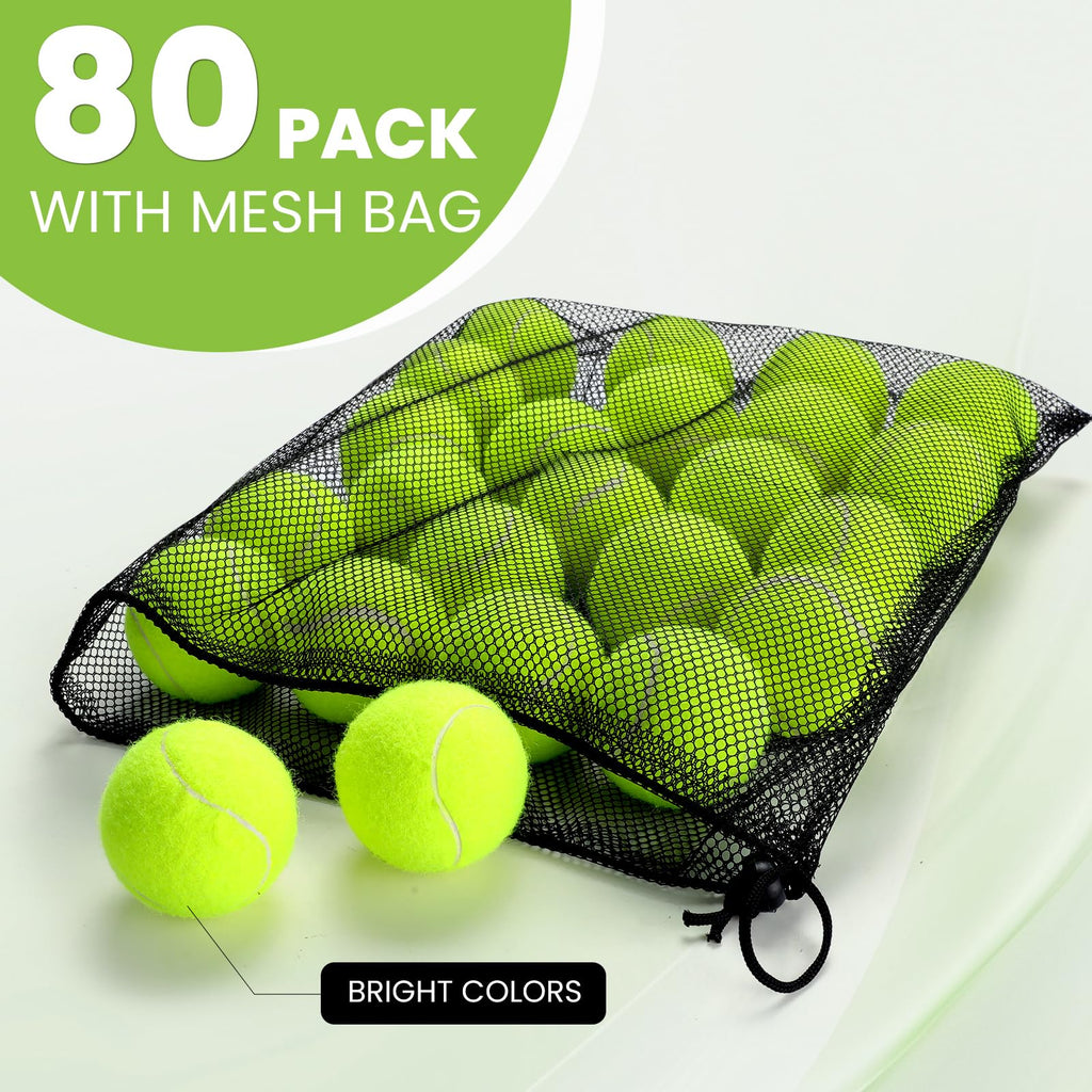 Tennis Ball 6/12/24/36/40/80 Pack Training Balls C46676