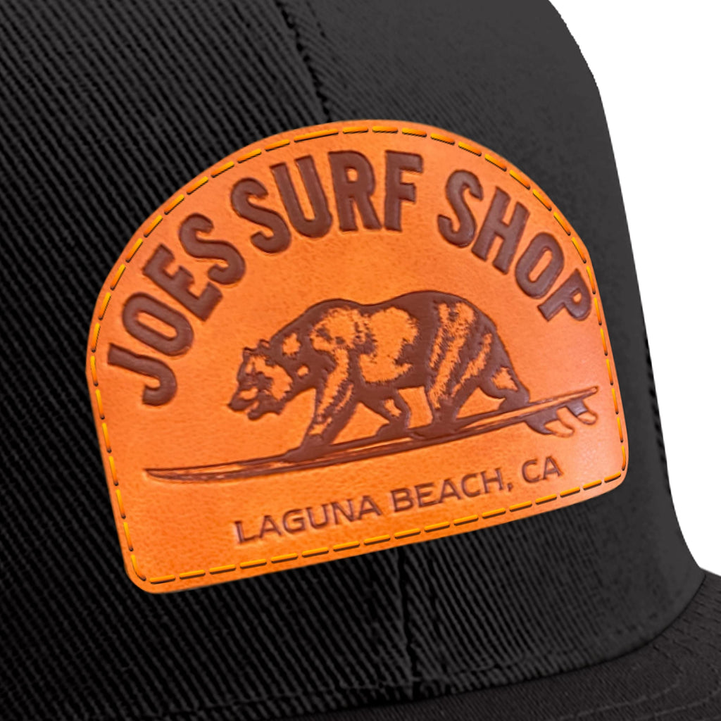 Surfing Bear Flat Bill Snapback Trucker Hat I757980