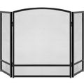 47.5x27.25in 3-Panel Steel Mesh Fireplace Screen T630