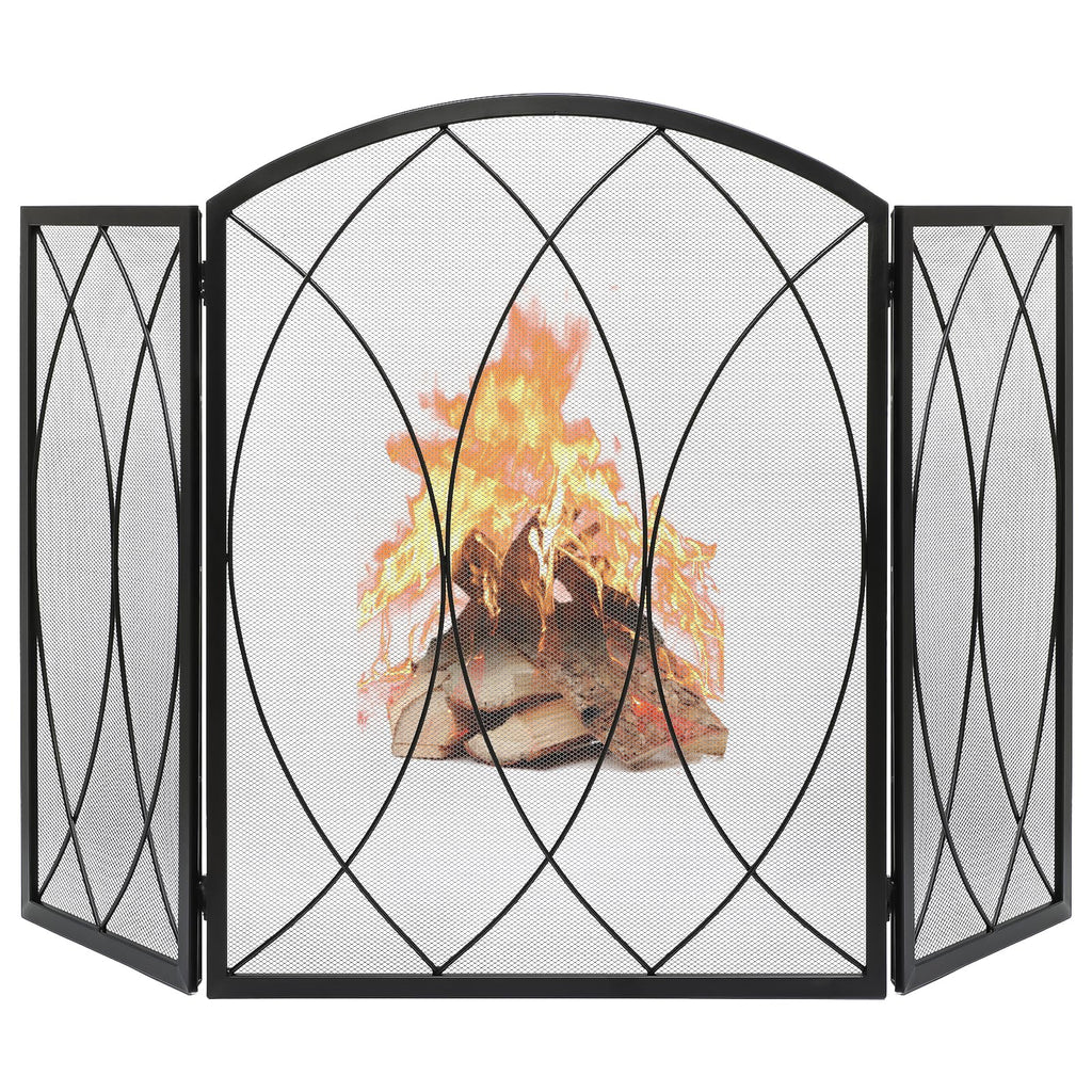 Wrought Iron Fireplace Screen E1482